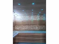 Sauna vierkant met kachel - 200 x 200 x 200 cm - afbeelding 5 van  6