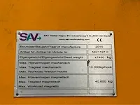Sav walker hagou - nk 40 - magnetic lifting traverse 40 ton - afbeelding 7 van  10