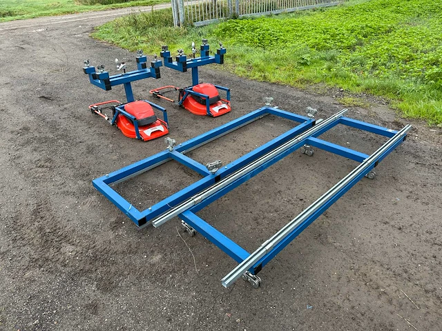 Savo turbostar maaimachine in frame (2x) - afbeelding 1 van  12