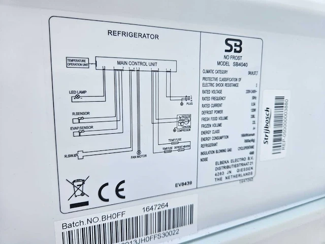 Sb - sb4040 - koelkast - afbeelding 5 van  5