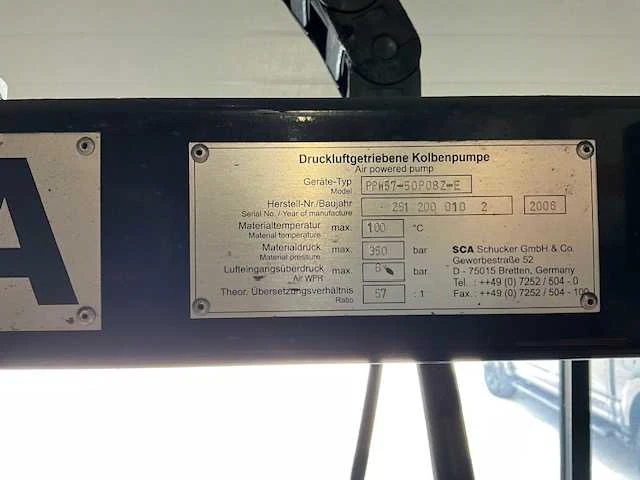 Sca - ppw57-200/ 50p8z-e - zuiger compressor - afbeelding 3 van  6
