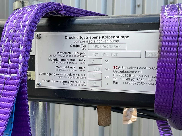 Sca ppk57-20p8-e pneumatische vatpomp - afbeelding 7 van  7