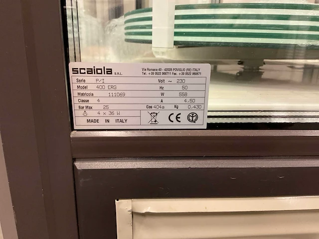 Scaiola gebaksvitrine 400 erg - afbeelding 7 van  10