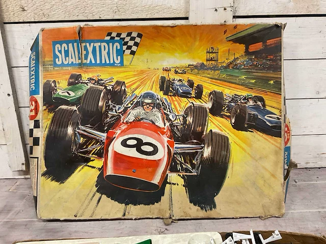 Scalextric modelbouw auto race baan - afbeelding 2 van  6