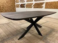 Scandinavisch eiken eettafel 200 cm. - afbeelding 2 van  5