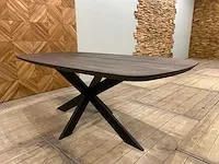 Scandinavisch eiken eettafel 200 cm. - afbeelding 3 van  5