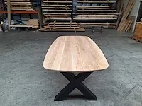 Scandinavisch eiken eettafel 200 cm. - afbeelding 3 van  5