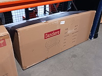 Scandinavisch fauteuil 2 persoons sanderz, grijs linnen, 2025 - afbeelding 2 van  2