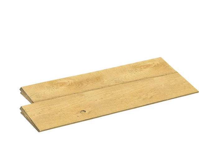 Scandinavisch vuren zweeds rabat 420x14,5x2,1-1 cm (20x) - afbeelding 1 van  4