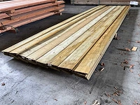 Scandinavisch vuren zweeds rabat 420x14,5x2,1-1 cm (20x) - afbeelding 2 van  4