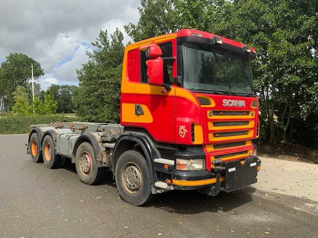 Scania - 2005 - r500 - trekkerchassis met haakarmvoorbereiding / containerframe - afbeelding 23 van  63