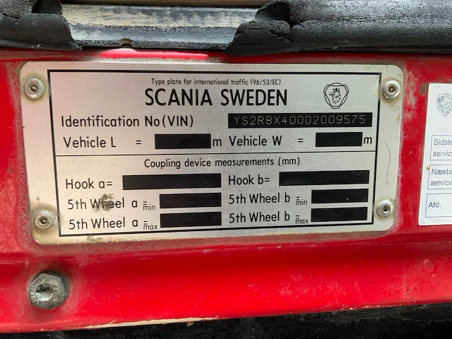 Scania - 2005 - r500 - trekkerchassis met haakarmvoorbereiding / containerframe - afbeelding 59 van  63