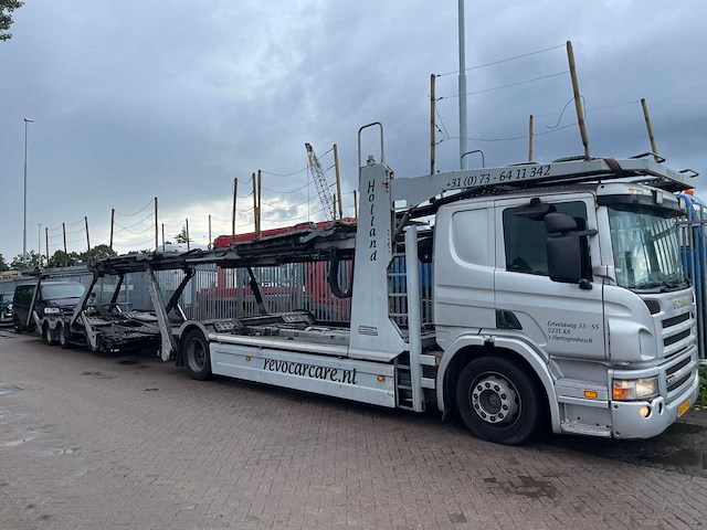 Scania - 2006 - p380 car carrier groenewold ecotrans 9 cars - vrachtwagen - afbeelding 3 van  17
