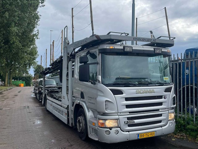 Scania - 2006 - p380 car carrier groenewold ecotrans 9 cars - vrachtwagen - afbeelding 10 van  17