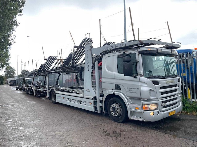Scania - 2006 - p380 car carrier groenewold ecotrans 9 cars - vrachtwagen - afbeelding 11 van  17