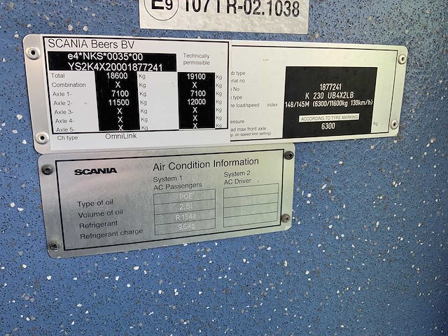 Scania - 2011 - dc09030x - omnilink - personenbus - afbeelding 3 van  30