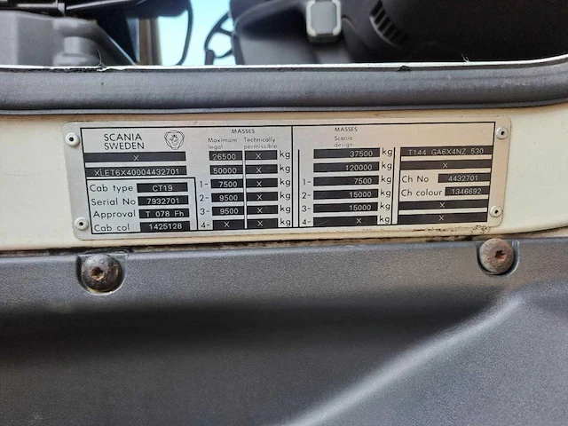 Scania - t144ga 530 v8 torpedo - vrachtwagen - afbeelding 5 van  27