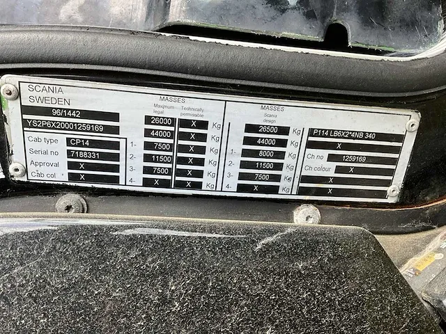 Scania 340 vrachtwagen - afbeelding 37 van  42