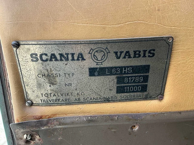Scania l63hs vrachtwagen oldtimer - afbeelding 32 van  38