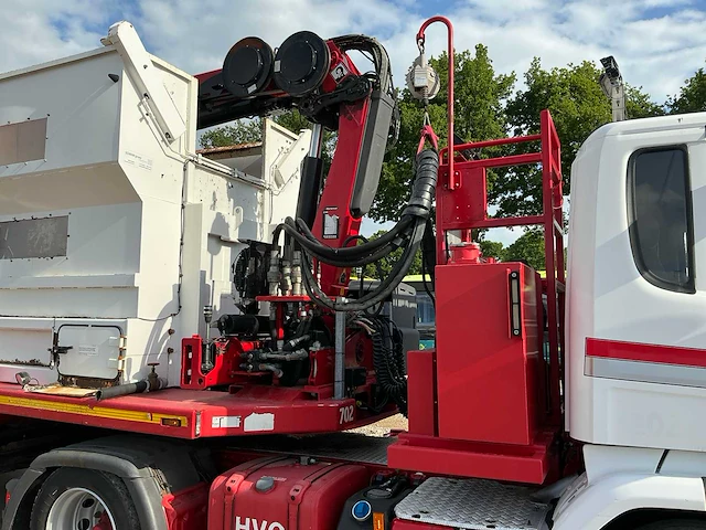 Scania p410 vuilnis opleggercombinatie vrachtwagen - afbeelding 11 van  35