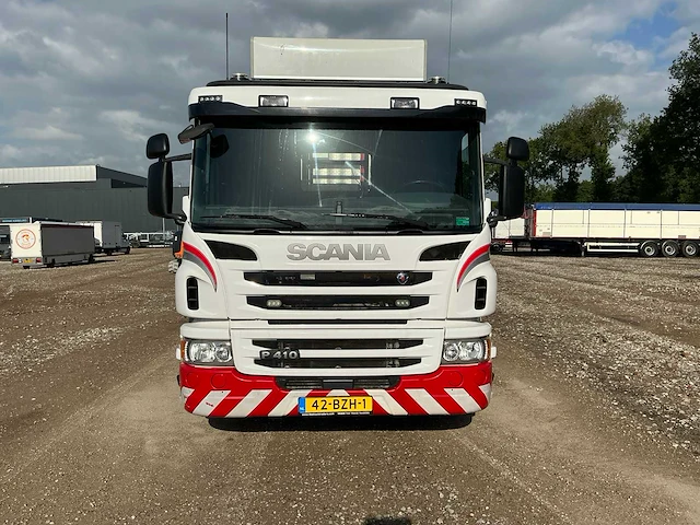 Scania p410 vuilnis opleggercombinatie vrachtwagen - afbeelding 12 van  35