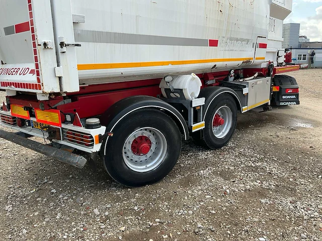 Scania p410 vuilnis opleggercombinatie vrachtwagen - afbeelding 29 van  35