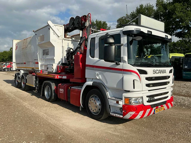 Scania p410 vuilnis opleggercombinatie vrachtwagen - afbeelding 23 van  35
