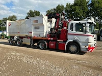 Scania p410 vuilnis opleggercombinatie vrachtwagen - afbeelding 30 van  35