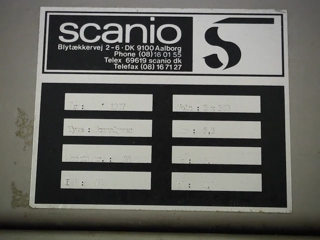 Scanio - afbeelding 9 van  9