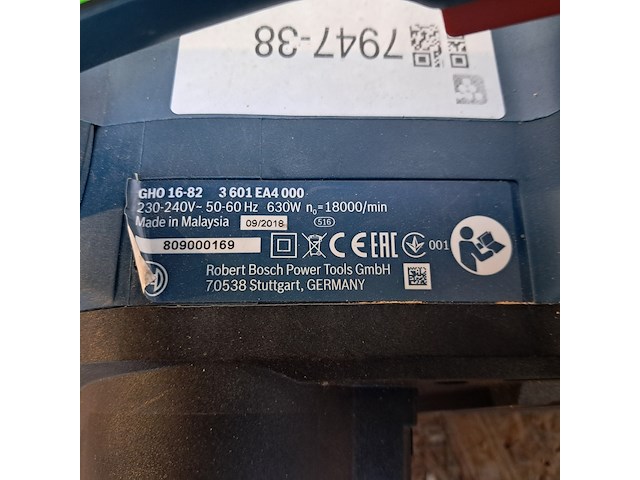 Schaafmachine - 230v bosch, gho 16-82, bouwjaar 2018 - afbeelding 4 van  4