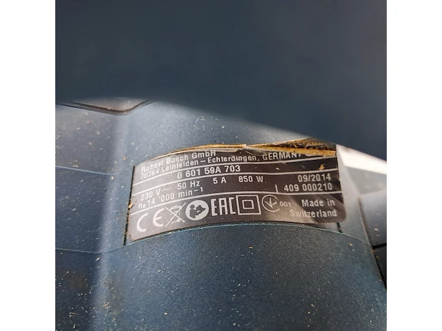 Schaafmachine 230v, bosch, gho 40-82 c, 2014 - afbeelding 5 van  7