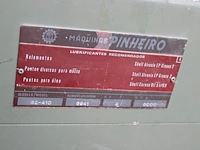 Schaafmachine maquinas pinheiro model g2-410 bouwjaar onbekend. totale lengte 295 cm - afbeelding 4 van  4