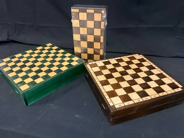Schaak / damspel (12x) - afbeelding 1 van  4