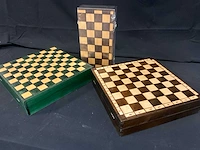 Schaak / damspel (12x) - afbeelding 1 van  4