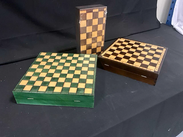Schaak / damspel (12x) - afbeelding 3 van  4