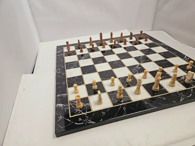 Schaakbord inclusief schaakstenen - afbeelding 3 van  5