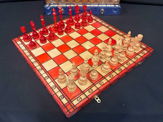 Schaakspel (5x) - afbeelding 1 van  9