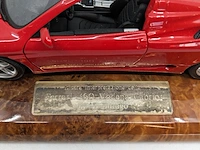 Schaalmodel op kunststof display ferrari, 360 modena cabrio, rood - afbeelding 5 van  10