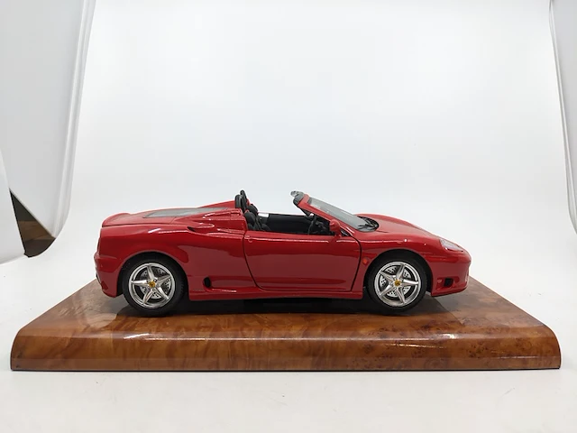 Schaalmodel op kunststof display ferrari, 360 modena cabrio, rood - afbeelding 8 van  10