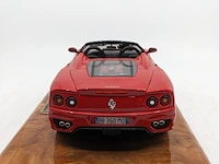 Schaalmodel op kunststof display ferrari, 360 modena cabrio, rood - afbeelding 9 van  10