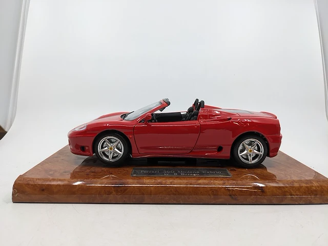 Schaalmodel op kunststof display ferrari, 360, rood - afbeelding 1 van  9