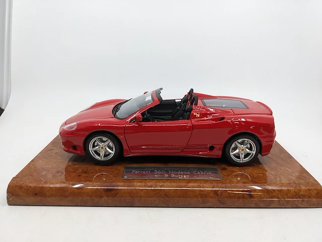 Schaalmodel op kunststof display ferrari, 360, rood - afbeelding 2 van  9