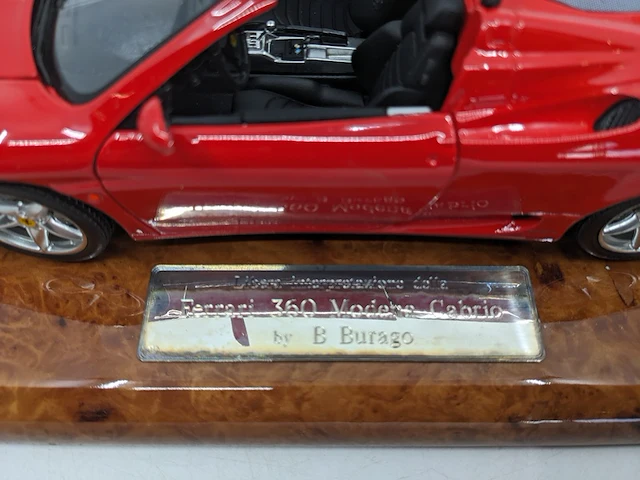 Schaalmodel op kunststof display ferrari, 360, rood - afbeelding 3 van  9