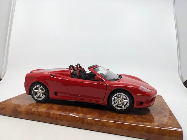 Schaalmodel op kunststof display ferrari, 360, rood - afbeelding 5 van  9