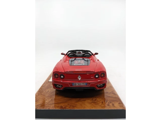 Schaalmodel op kunststof display ferrari, 360, rood - afbeelding 6 van  9