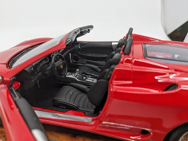 Schaalmodel op kunststof display ferrari, 360, rood - afbeelding 8 van  9