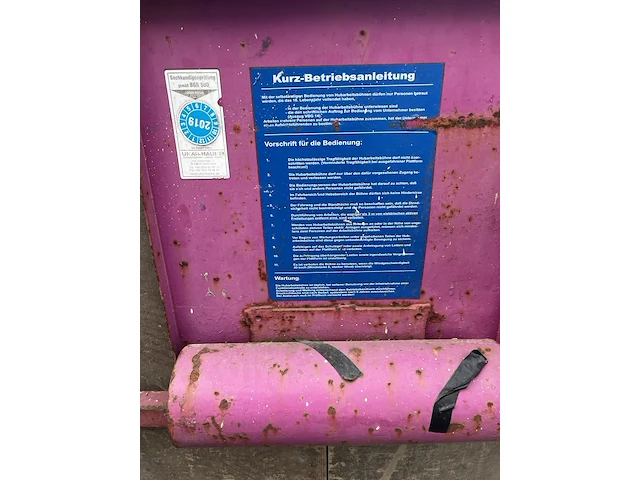Schaarhoogwerker roze - afbeelding 16 van  18
