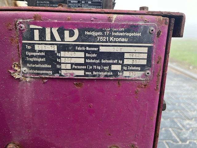 Schaarhoogwerker roze - afbeelding 8 van  18
