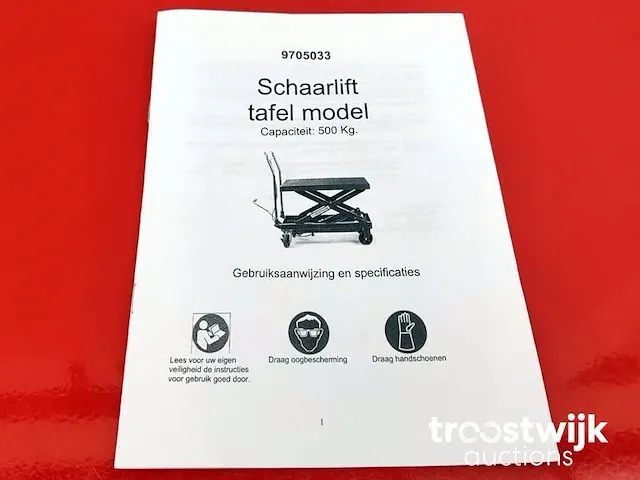 Schaarlift kar - afbeelding 7 van  20