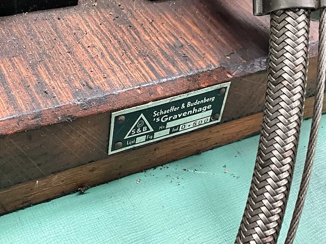 Schaeffer&budenberg hydraulische testpomp - afbeelding 4 van  4
